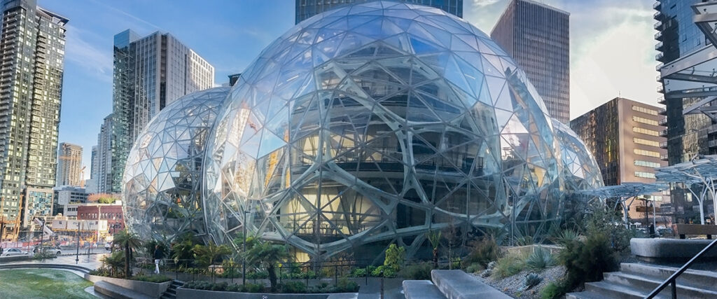 Amazon Headquarters Outside