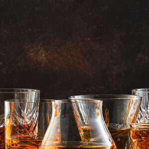 Liquor In Many Caraffs