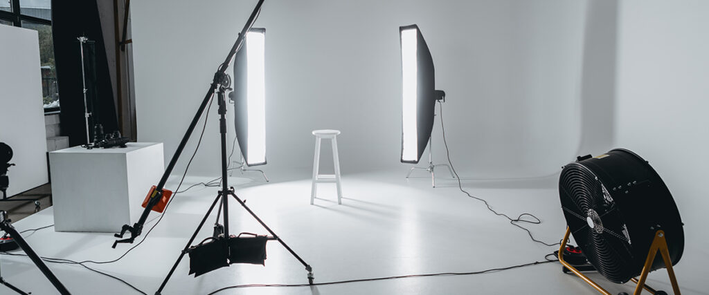 Photography Studio And Lights