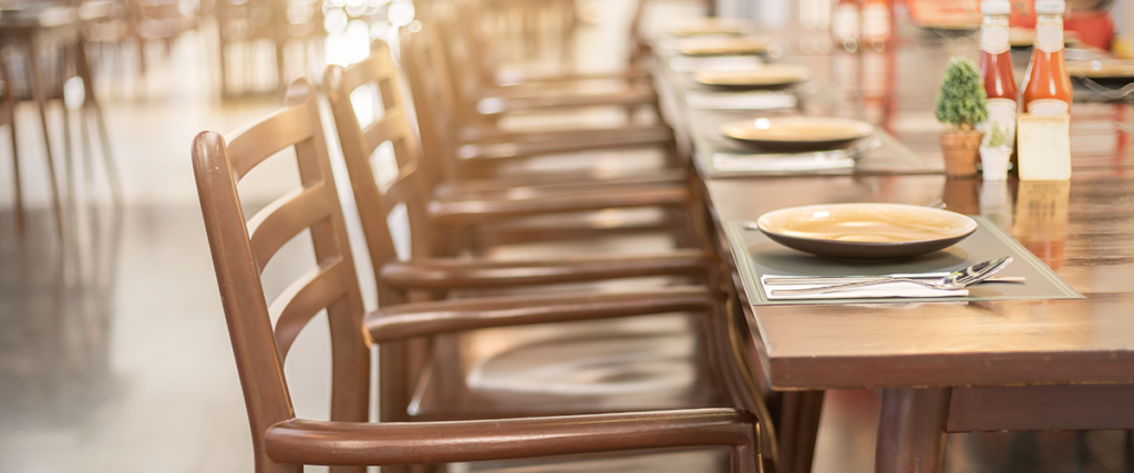 Restaurant Chairs At A Bar