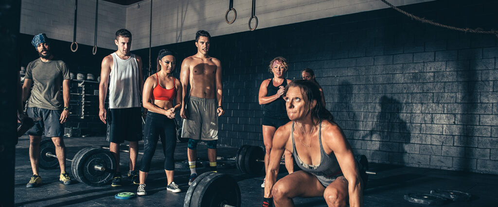 Weight Lifters At The Gym