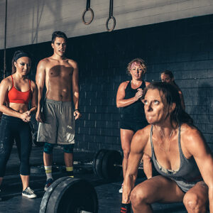 Weight Lifters At The Gym