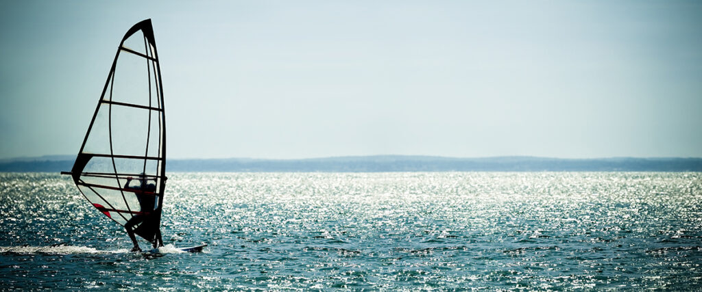 Windsurfer On The Water