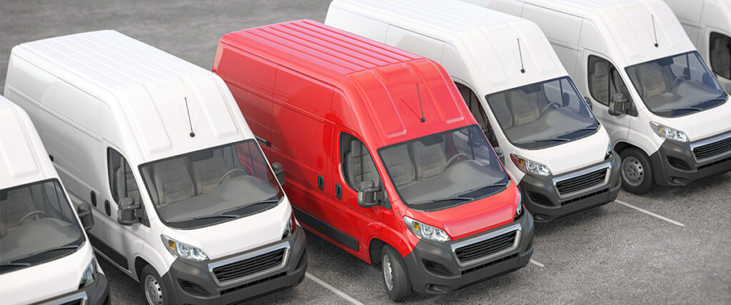 Cargo Vans In A Row