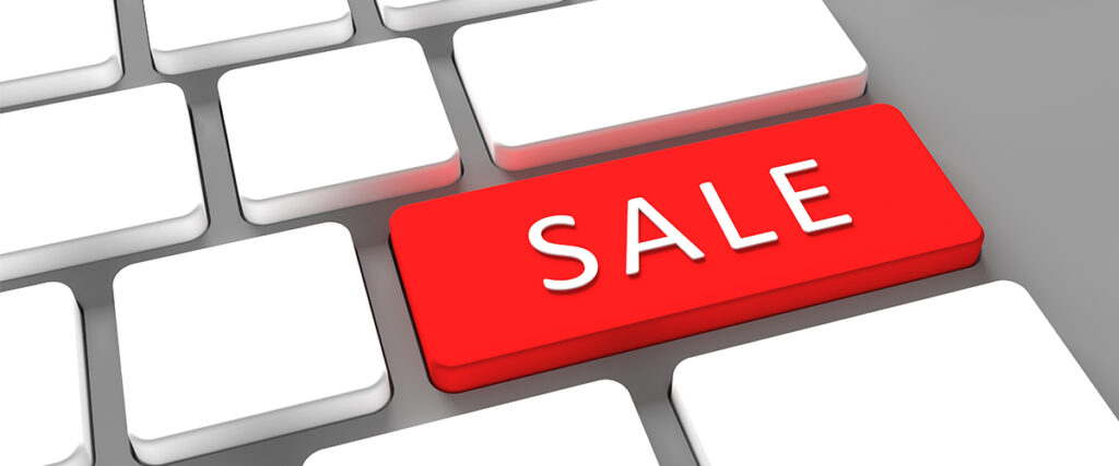 Sale Graphic On Keyboard Enter Key